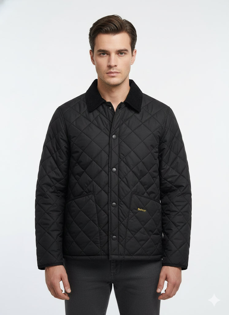 Quilted black premium Jacket