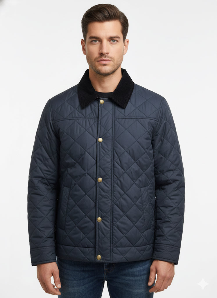 Quilted Premium Navy Jacket