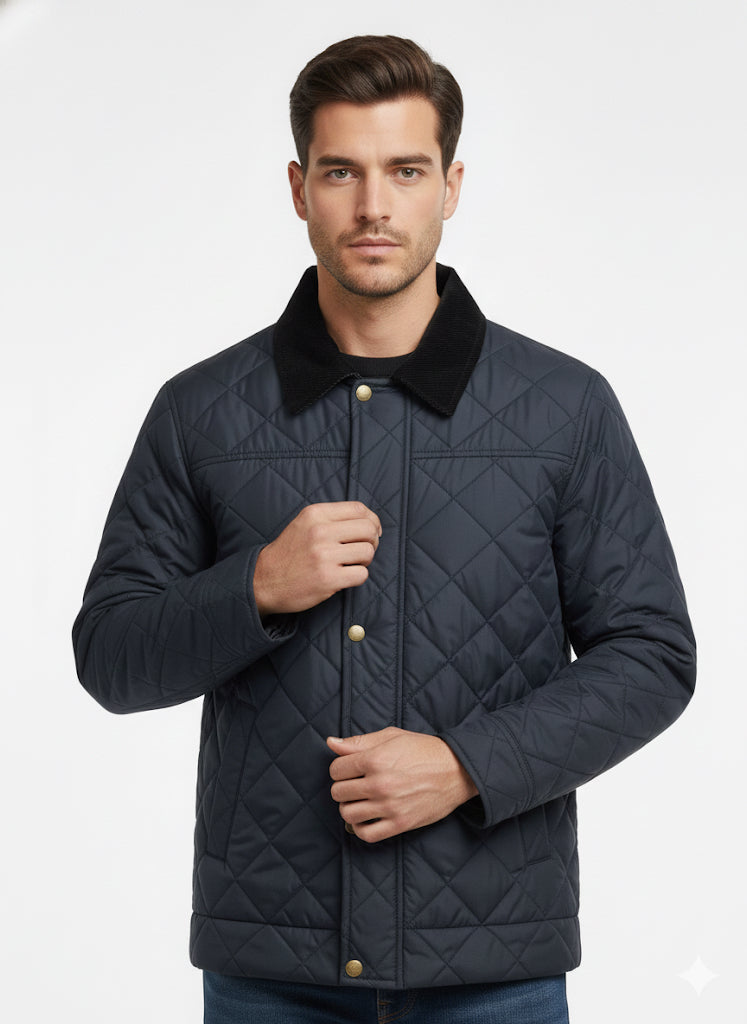 Quilted Premium Navy Jacket